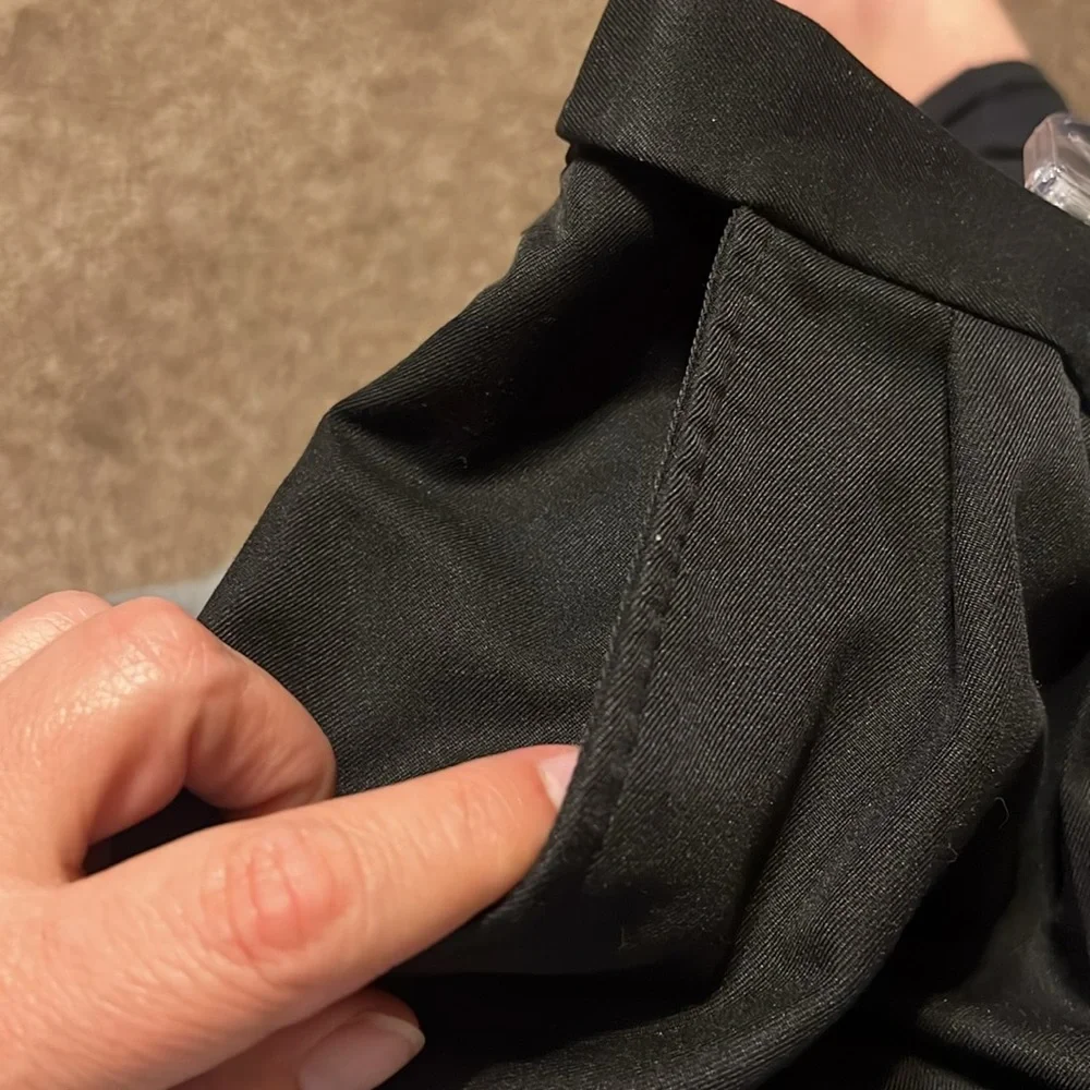Haggar mens black pleat front shorts